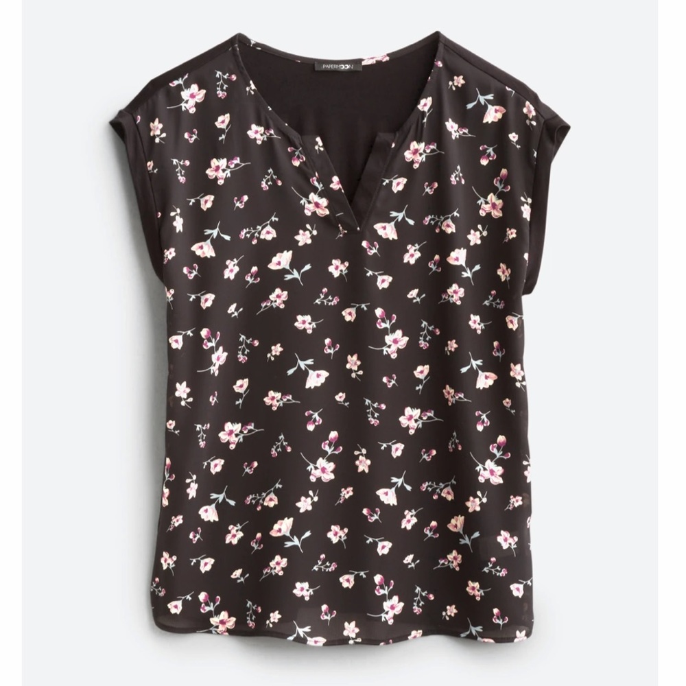 Papermoon Mixed Material Top - size small